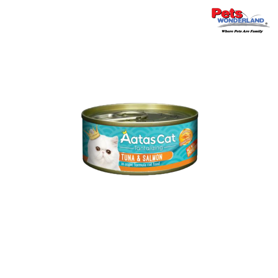 Aatas Cat Tantalizing Tuna & Salmon in Aspic 80g