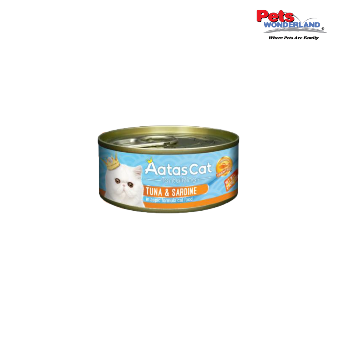 Aatas Cat Tantalizing Tuna & Sardine in Aspic 80g