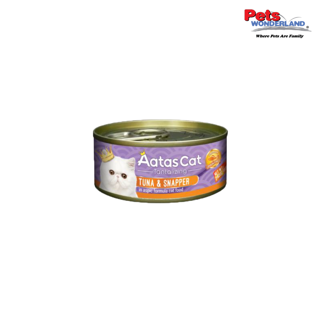 Aatas Cat Tantalizing Tuna & Snapper in Aspic 80g