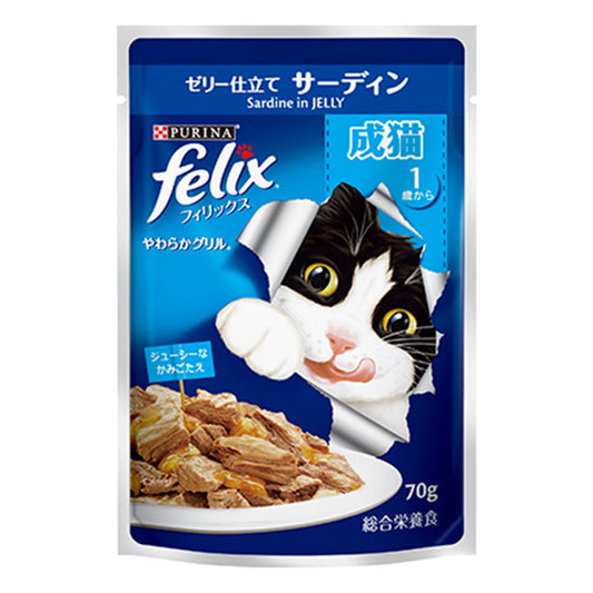 Felix Sardine Pouch for Cat Adult 70g