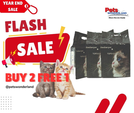 BUY2FREE1 - Haisenpet Tofu Cat Litter Original 6L- 6lx3packs -PROMOTION