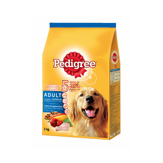 PEDIGREE Dog Dry Food Adult Chicken & Vegetable Flavour 3kg