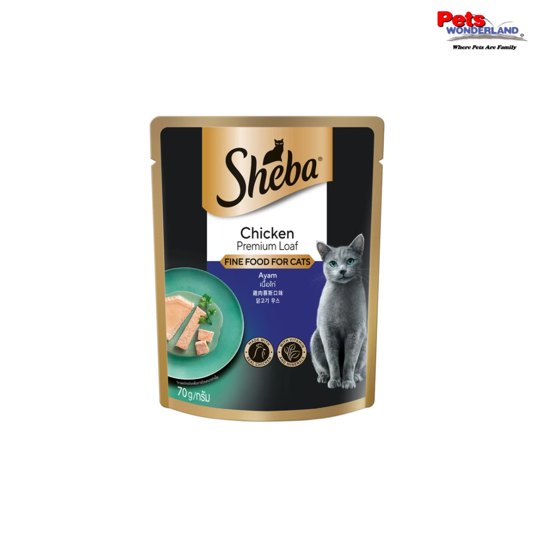 Sheba Pouch Cat Wet Food Adult Chicken 70g