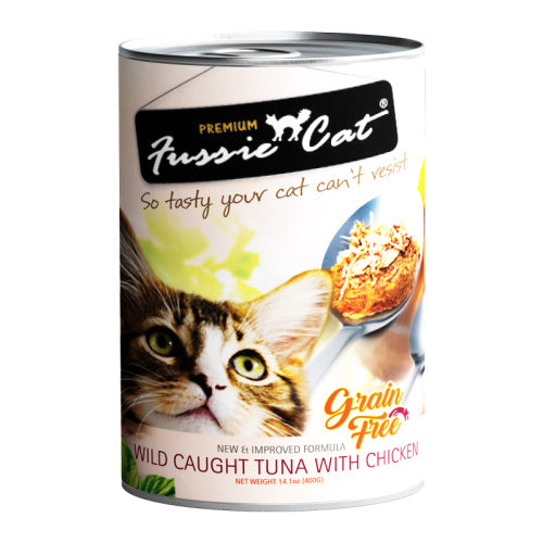 Fussie Cat Wild Caught Tuna with Chicken 400g