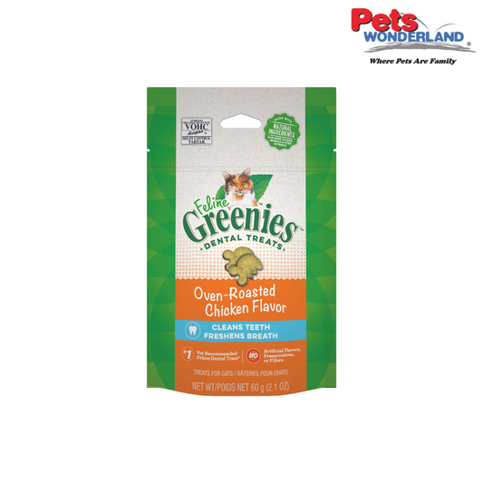 GREENIES - Feline Cat Dental Treats - Chicken 2.1OZ (60g)