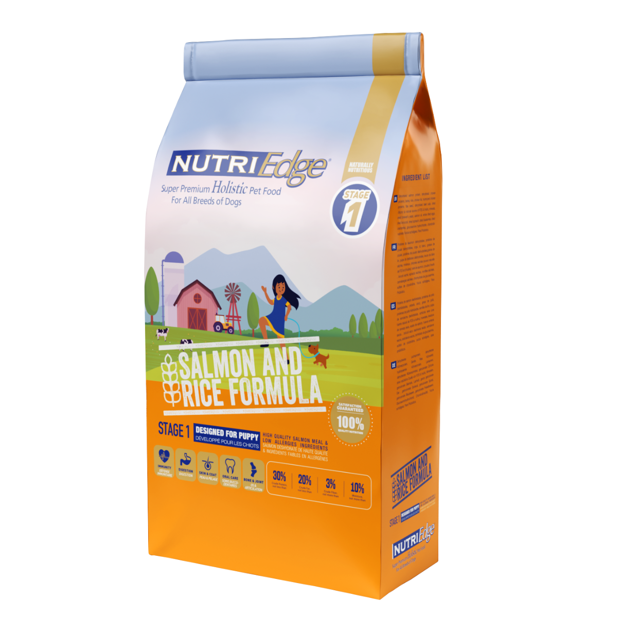 Nutri Edge Salmon & Rice (Puppy) 3kg