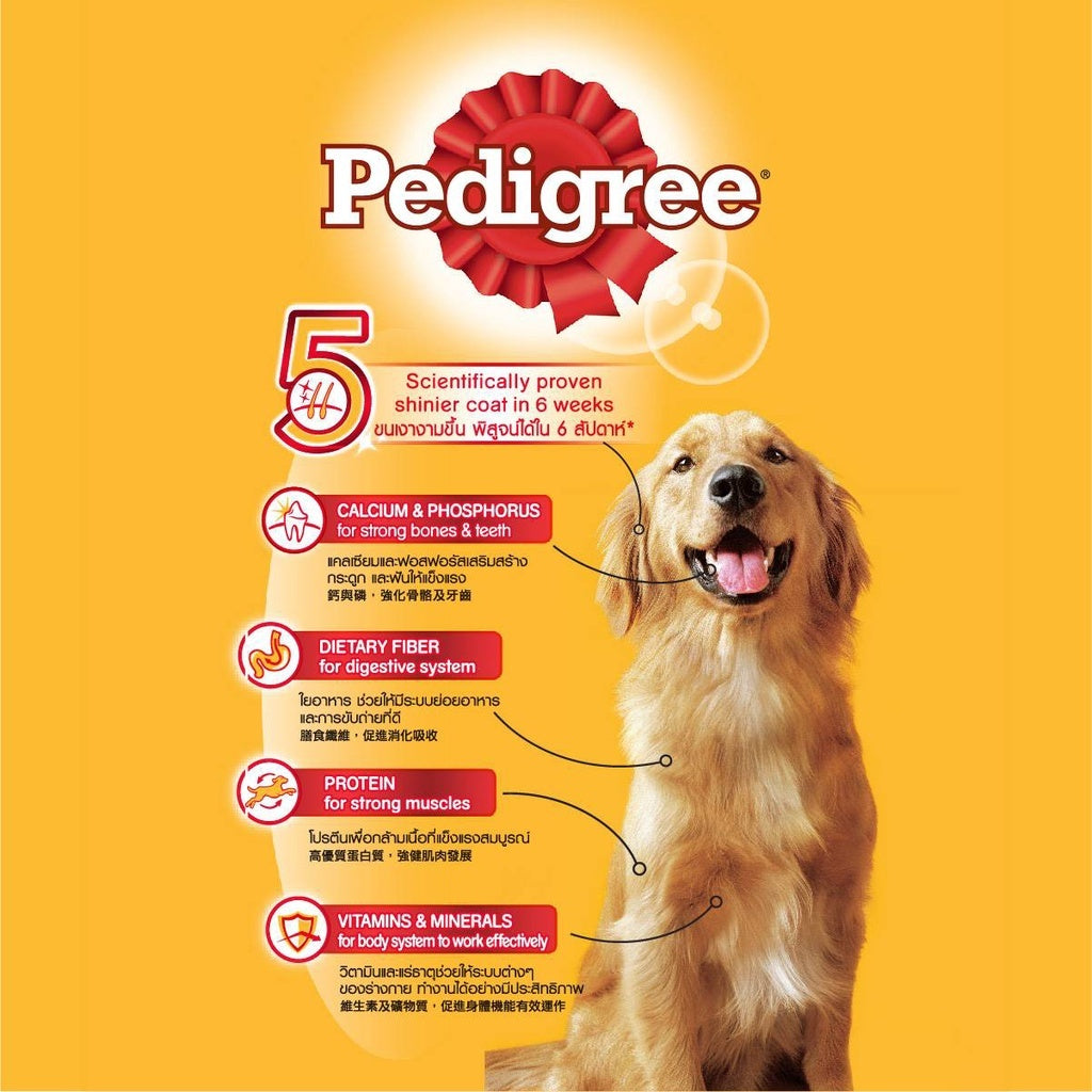 PEDIGREE Can Dog Wet Food Adult 5 Kind of Meats 400g