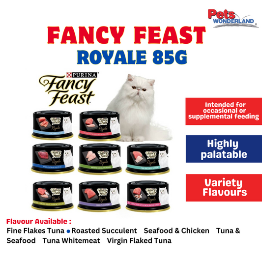 Fancy Feast Whole Loin Tuna In SeaFood Jus 85g