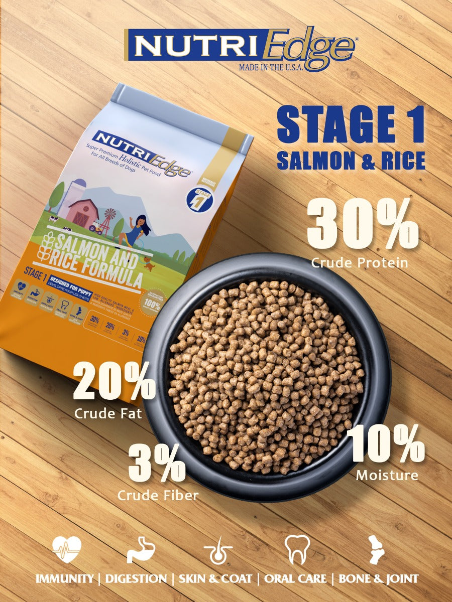 Nutri Edge Salmon & Rice (Puppy) 3kg