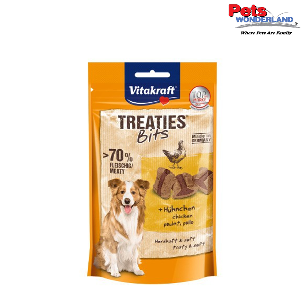 Vitakraft Dog Treaties Bite + Chicken, Bacon Style 120g