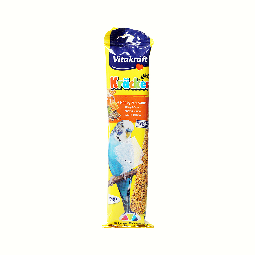 VITAKRAFT KRACKER BUDGIE SEED STICKS BIRD TREATS HANGING CAGE